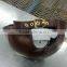 custom leather flat brim stapback cap wholesale