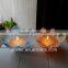 Colour glass tea light cup