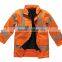 Hi Viz High Vis Visibility Road Traffic Safety Jacket Coat Work Wear EN471