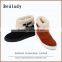 (ESW-1616) Lady leather shoes cow suede thick sole and zipper comfortable amusing warm snow boot with fur