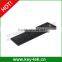 Black backlit weatherproof industrial marine keyboard with full functionality