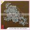 HC-2068-1 Hechun Pure White Embroidered Flower Lace Applique
