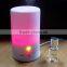 Whlte pillar shape plastic utrasonic essential oils electric candle light aroma diffuser