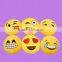 Soft Emoji Smiley Emoticon Yellow Round Cushion Pillow Stuffed Plush Toy Doll