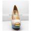 outside platform women fancy comfort heel shoes