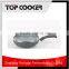 Pressed aluminum marble coating pan wok with lid