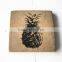 Eco-friendly designed marble drinkware coaster with image