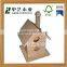 China Supplier Wood Crafts Wholesale Modern Design Hang Christmas Wooden Bird House