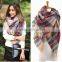 plaid scarf Tartan scarf cashmere