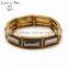 adjustable crystal bracelet with elastic thread inside