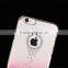 gradual change hard case for iphone 6 4.7 with diamonds