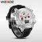 Fashion watch men 2016 japan movt quartz watch stainless steel back silicone strap watch