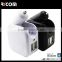 Patent Travel Adapter AC 100-240V,2 in 1 usb ac car charger,mobile phone chargers for accessories car-UC311-Shenzhen Ricom