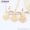 63234 Xuping Fashion Dubai 18k Gold Metal Pendant Earring Jewelry Set Charming Gold Jewellry Set