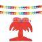 Rainbow Coconut Tree PAPER GARLAND PARTY WEDDING SUPPLIES DECORATION - 2.8m