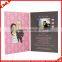 hot business gift Valentine's Day card , custom printing greeting card with lcd screen