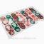 Custom Christmas cartoon nail wrap waterproof holiday snow elk nail sticker nail polish strip supplier
