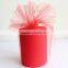 2015 Hot sall 6''x 100 yards Red Wedding Tulle Roll Fabric Polyester Tulle Rolls Spool