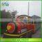 Convenient park transport tool amusement park trackless train rides for sale