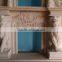 China supplier for nature stone electric fireplace stone fireplace mantel marble fire place frame