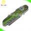Camouflage Green Handle Multipurpose Knife With Compass for Outdoor