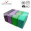 bule pilates colored custom hard-wearing yoga block
