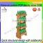 ODM & OEM food accessory products wood display shelves for supermarket promotion