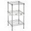 RH-HZL01 three layers chrome metal wire shelf rack 300*300*600mm commodity shelf Kitchen rack