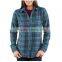 Women's Scotch Plaid Shirt ladies red/ green/black check flannel shirts for Christmas