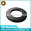 Black plastic Camera lens by cnc turning custom precision machined