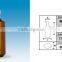 500ml Cylinder pet best design shampoo bottle