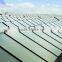 Transparent thin film solar panel collector for pool water heater system