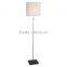 2017 hot decorative floor standing light for hotel with linen shade good for inn decor high end floor lamp modern