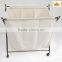 Best selling portable Canvas fabric folding laundry basket