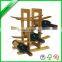 New design bamboo wine display rack