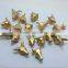 Chinese Zodiac Crafts animal shape metal Gold Jewelry zodiac head