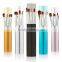 5Pcs Makeup Brush Set Eyeshadow Brush Eyeliner Brush Cosmetic Round Alloy Tube Holder 5 Optional Color