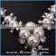 Latest designs elegant shinny crystal beaded pearl earrings new arrival 2015 necklace jewelry