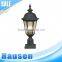 European die cast aluminum retro outdoor pillar waterproof lamp