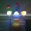 BBY-1502Y4 new design LED mushroom night light with sensor