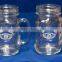Clear mason jar drinking glass nutella weekly pack mini jars mini jar