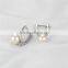 Natural Korean Pearl Earring AAA 8-9mm Drop Beautiful Freshwater Pearl Earring
