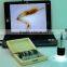 Patent 40~240X magnification 1.3MP MDA1300 handheld USB digital microscope with 8 led ring light