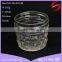 High quality mini glass jar for jam with metal lid
