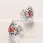 Victoria Series Sterling Silver Ring Garnet Zircon Ring Beautiful Earrings For Girls