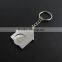 2016 Promotion Gifts Zinc Alloy House Trolley Coin Keychain With Agenty Logo