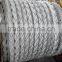 220mtrs white color 8 strand braid polypropylene marine hawser