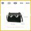 hot sale navy korea simple pure pu leather women fashion shoulder tote bag beach bag