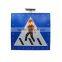 High quality LED flashing road safety solar warning pedestrian traffic warning sign