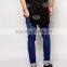 High quality Rpped jeans men with Rip Knee Distressed denim man jeans pant men sexy denim jeans pants(LOTA027)